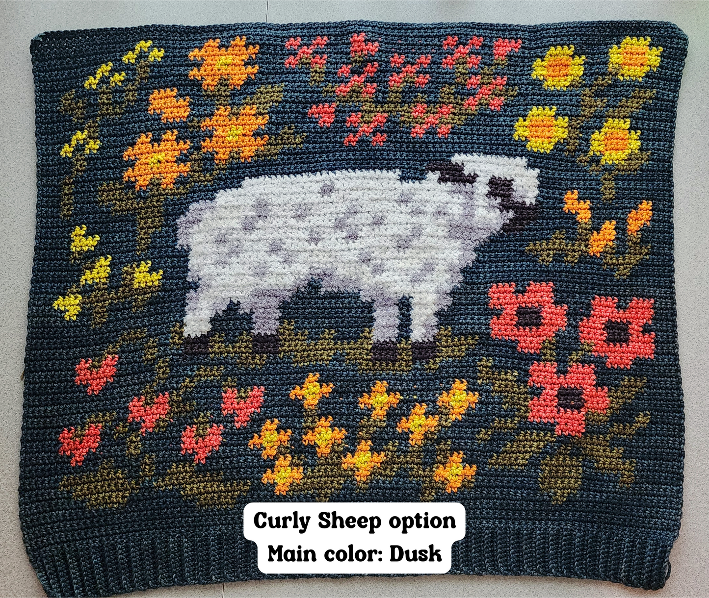 Sheepestry Cardigan Kit (Crochet) - CONTRAST COLORS ONLY