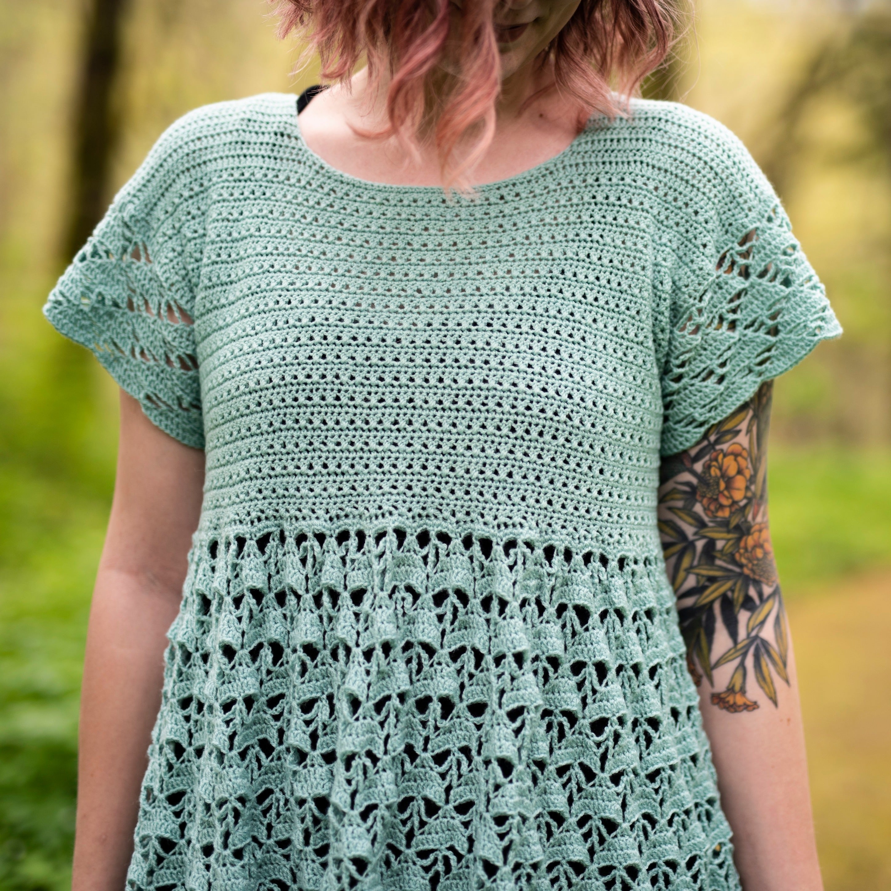Crochet Pattern: The Tern Tunic Dress Made by Hailey Bailey Crochet Pattern: The Tern Tunic Dress Made by Hailey Bailey