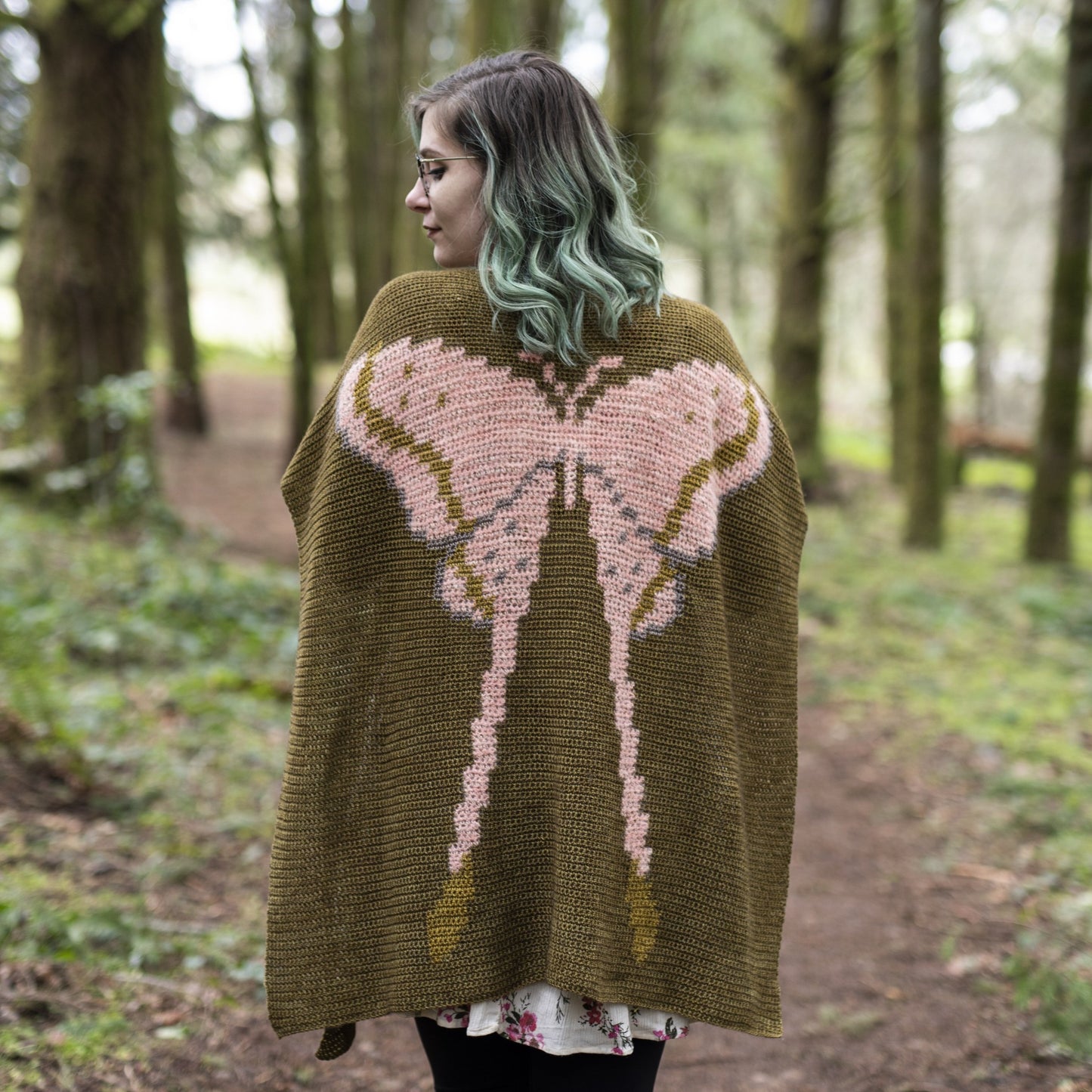 Crochet Pattern: The Silk Moth Ruana