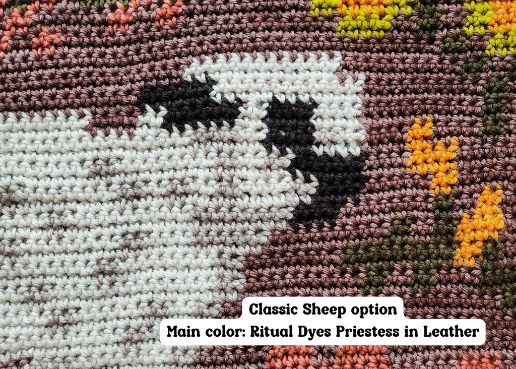 Sheepestry Cardigan Kit (Crochet) - CONTRAST COLORS ONLY