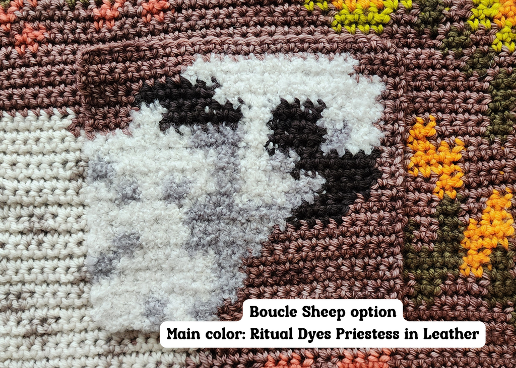 Sheepestry Cardigan Kit (Crochet) - FULL SWEATER KIT