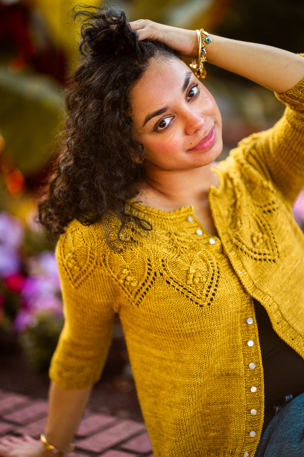 Flower Child Cardigan Kit (Knit)