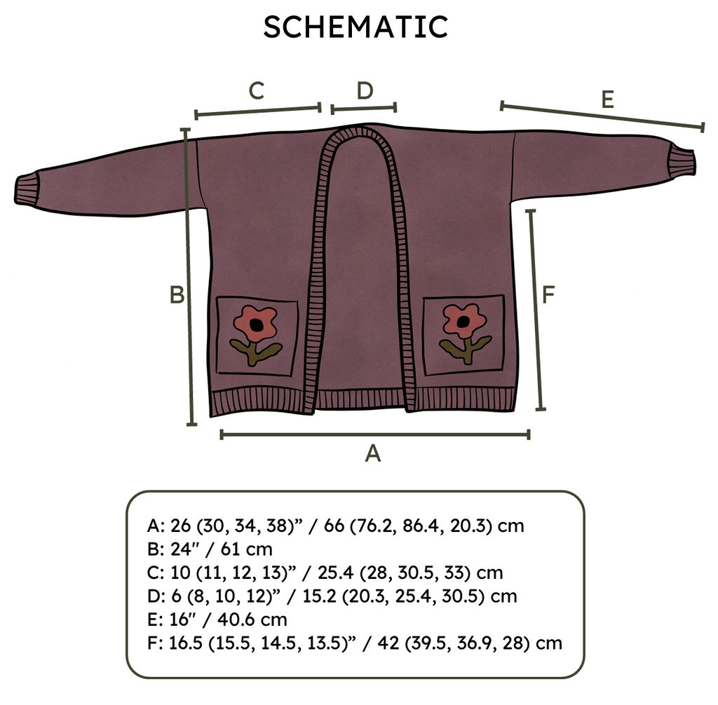 Sheepestry Cardigan Kit (Crochet) - FULL SWEATER KIT