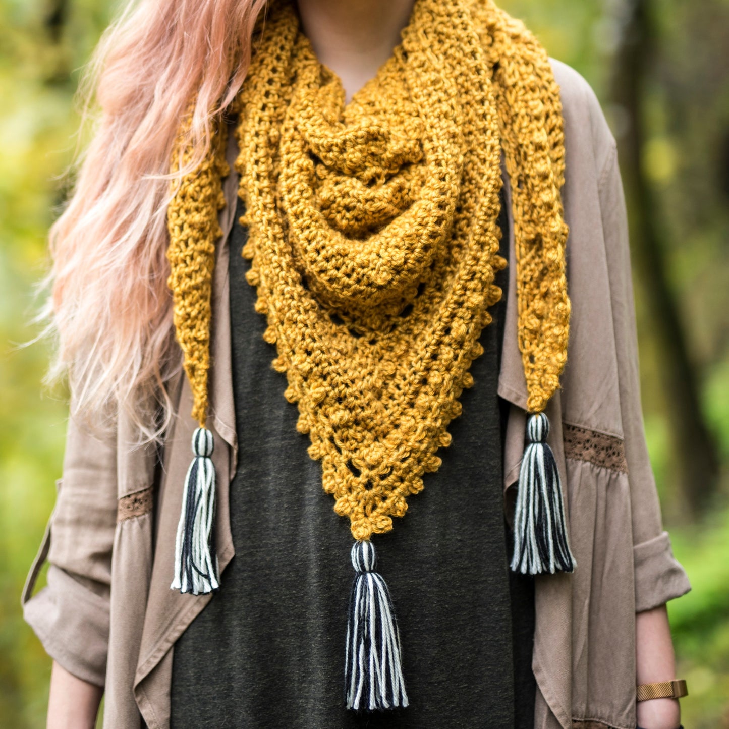 Crochet Pattern: The Meadowlark Scarf