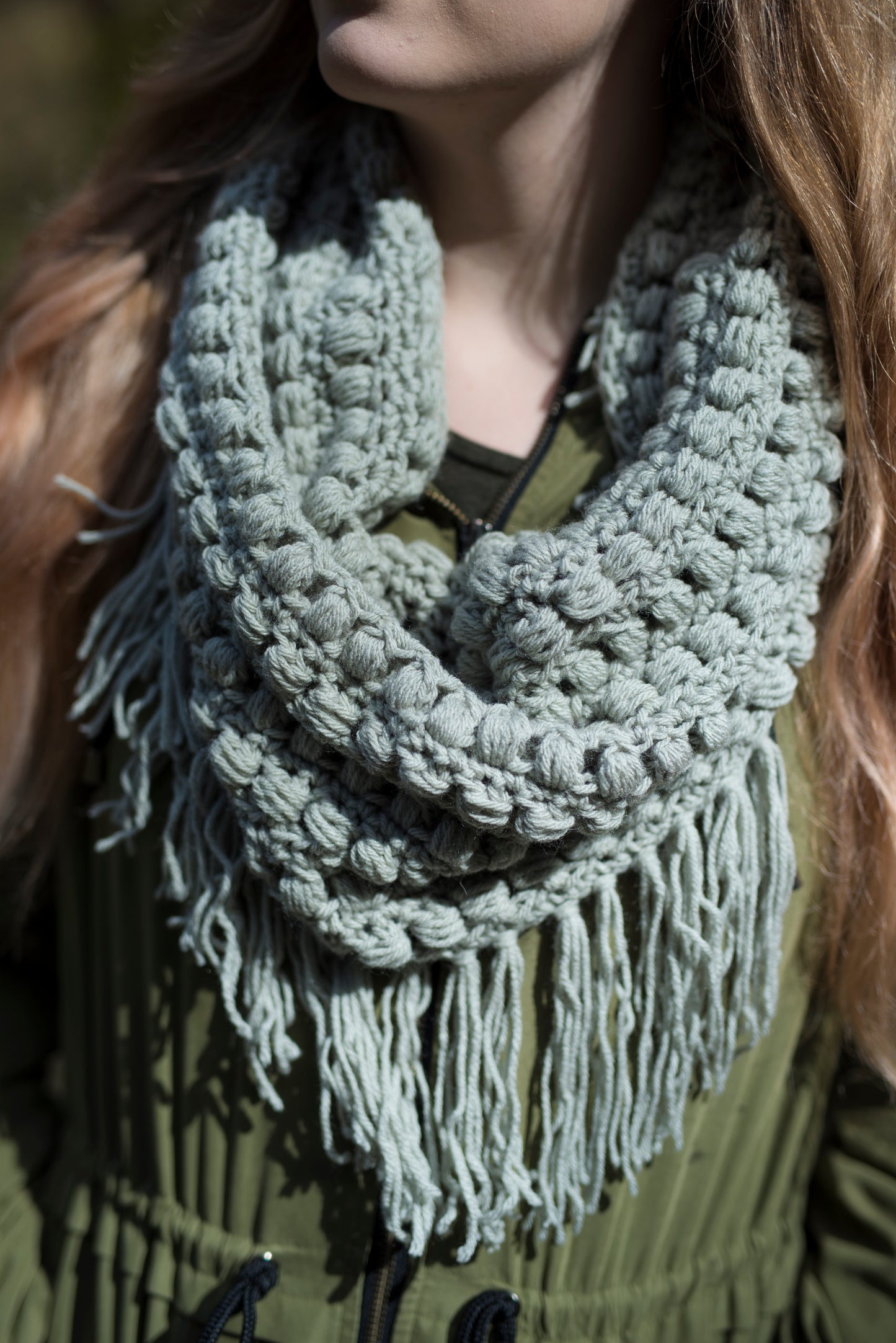 Crochet Pattern: The Wren Infinity Scarf