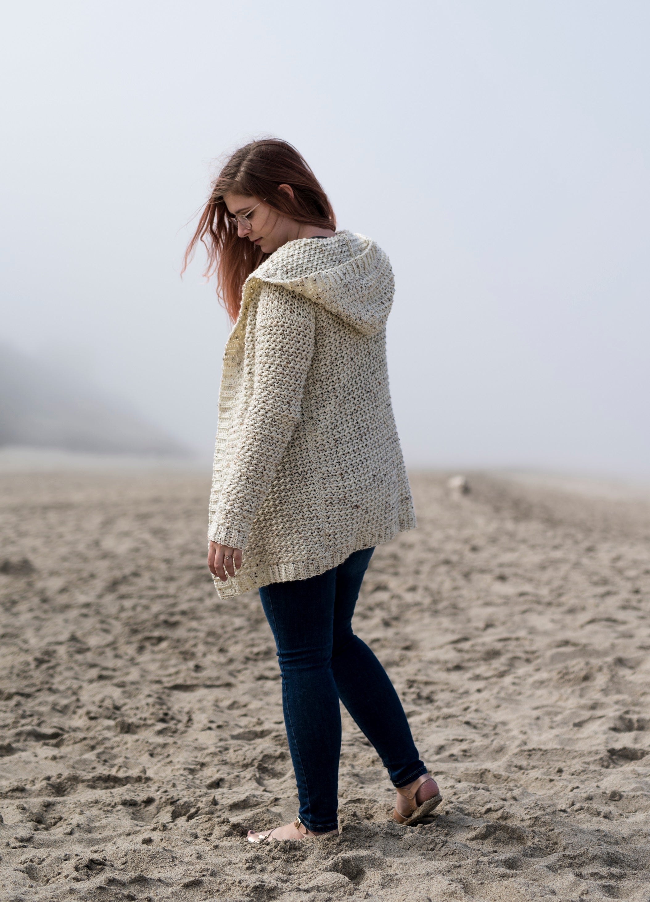 Crochet Pattern: The Albatross Hooded Cardigan