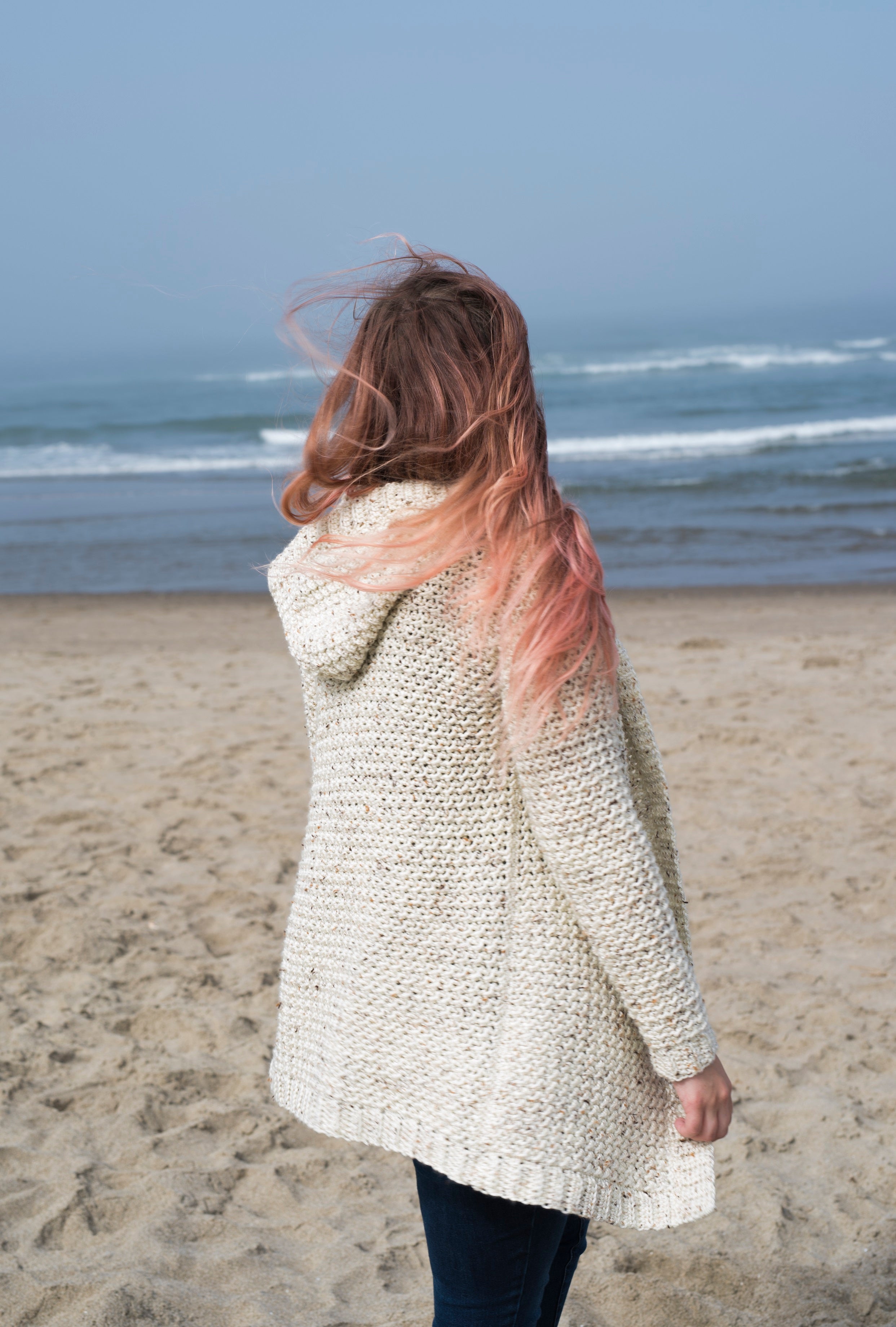Crochet Pattern: The Albatross Hooded Cardigan