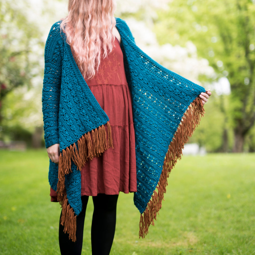 Crochet Pattern: The Kingfisher Cardigan