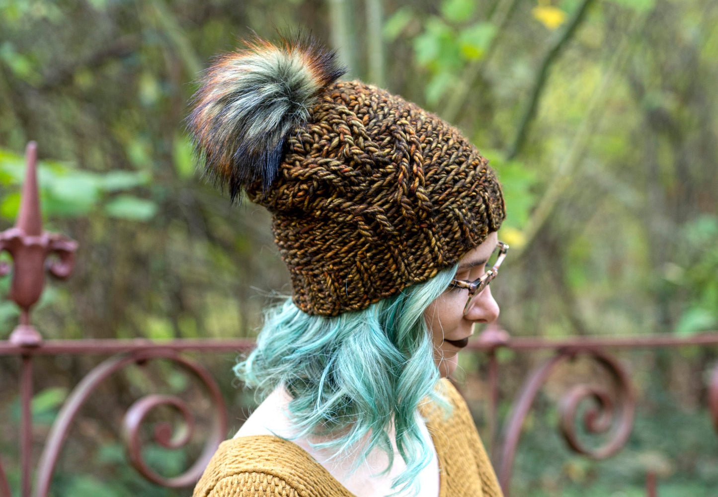 Crochet Pattern: The Bird Tracks Beanie