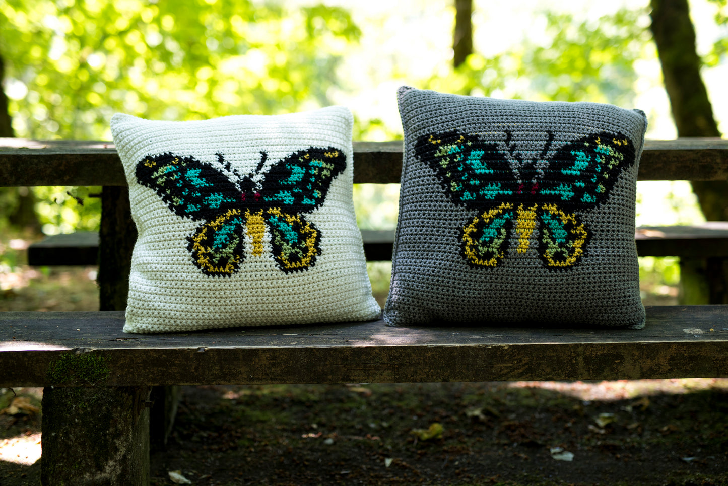 Crochet Pattern: The Birdwing Pillow