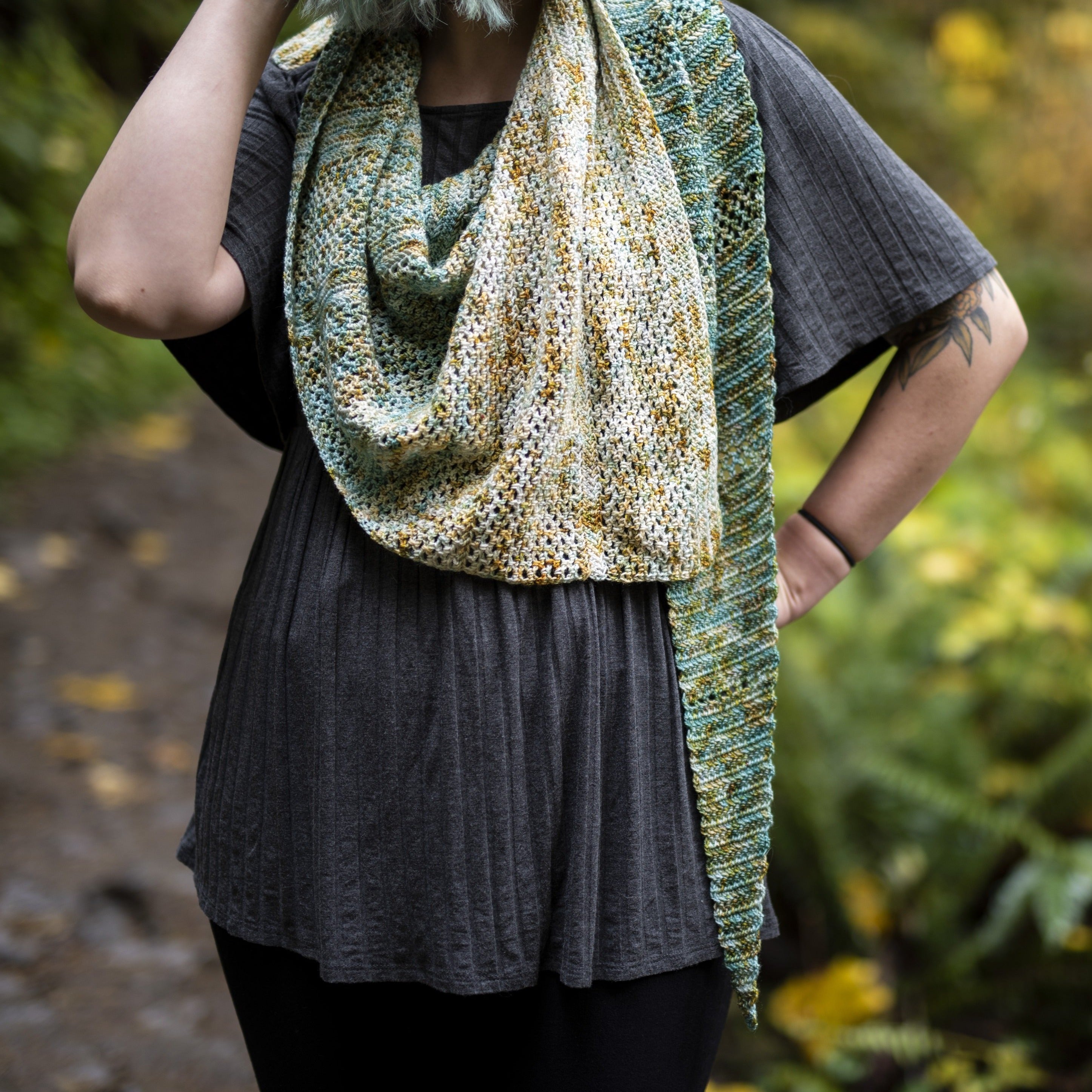 Crochet Pattern: The Bunting Shawl