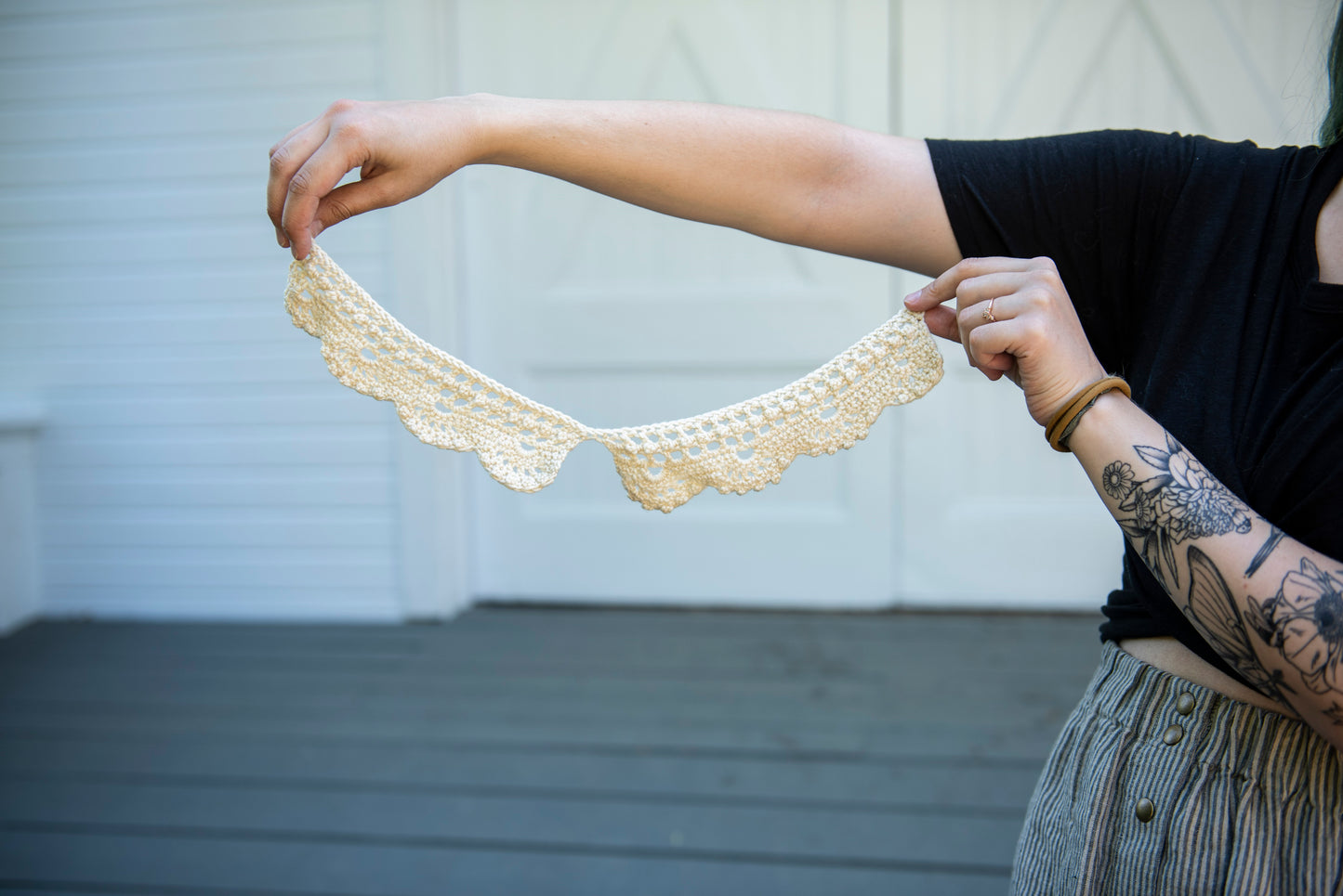 Crochet Pattern: The Raven Collar