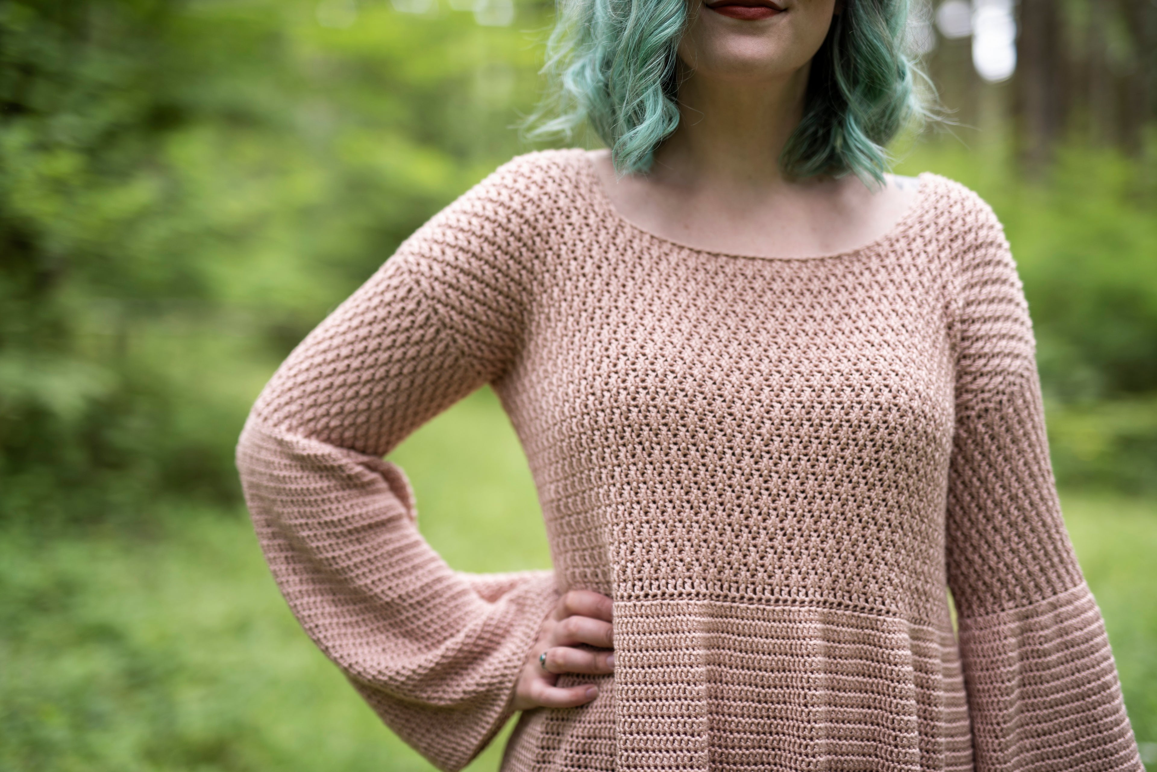 knitted dove dress Early Bird Dress