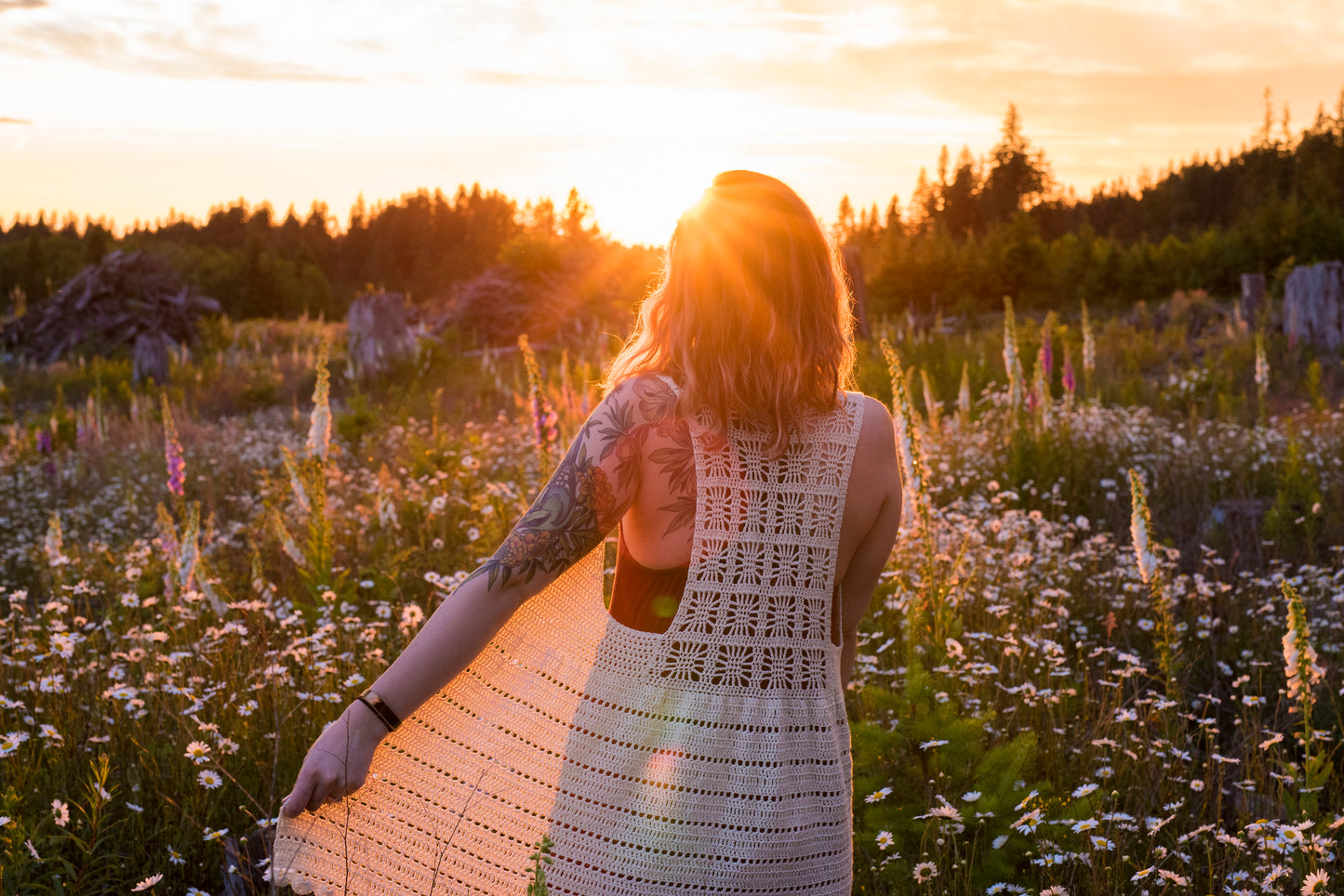 Crochet Pattern: The Egret Vest