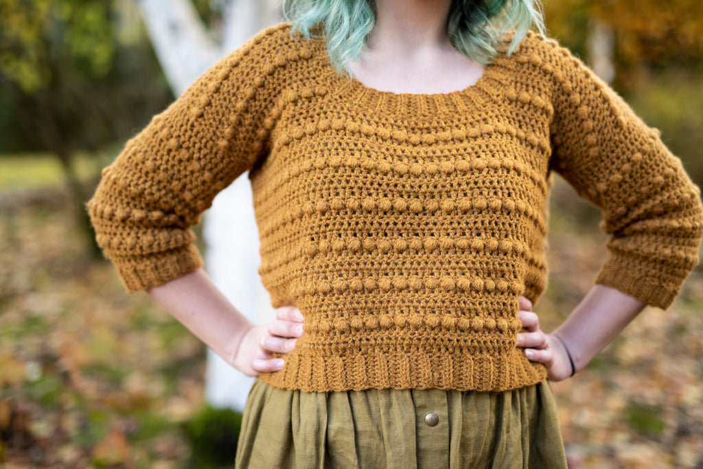 Crochet Pattern: The Goldfinch Sweater