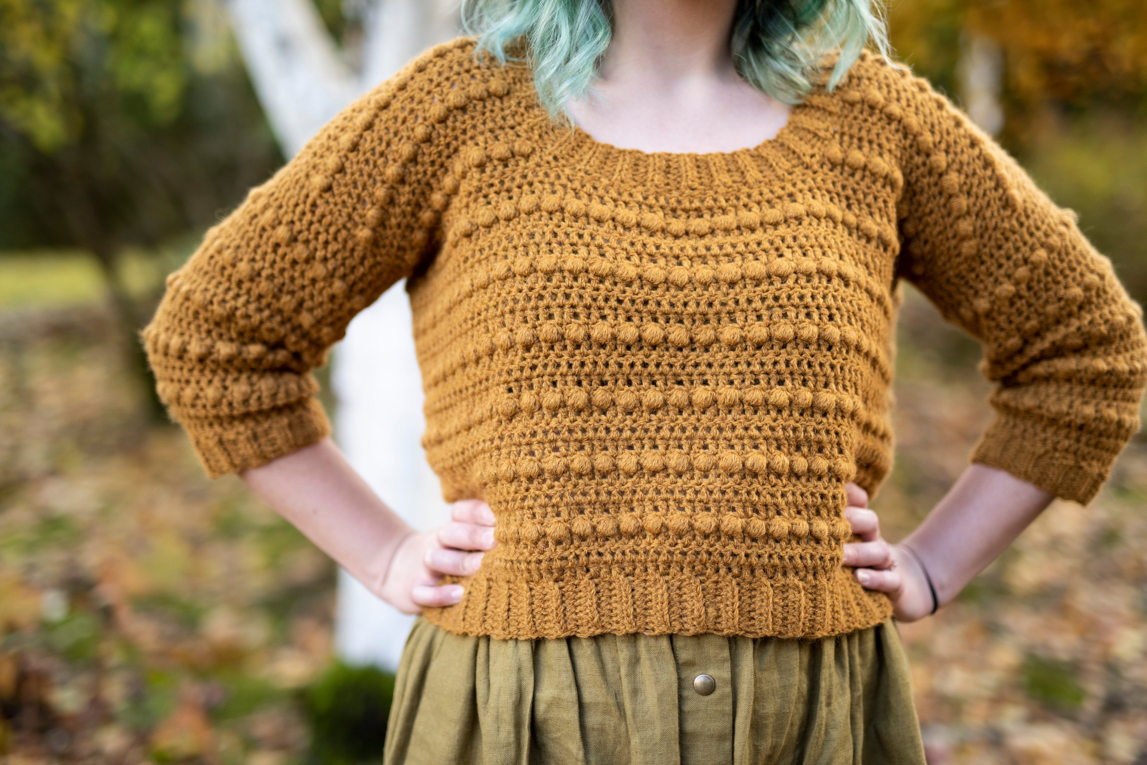 Crochet Pattern: The Goldfinch Sweater