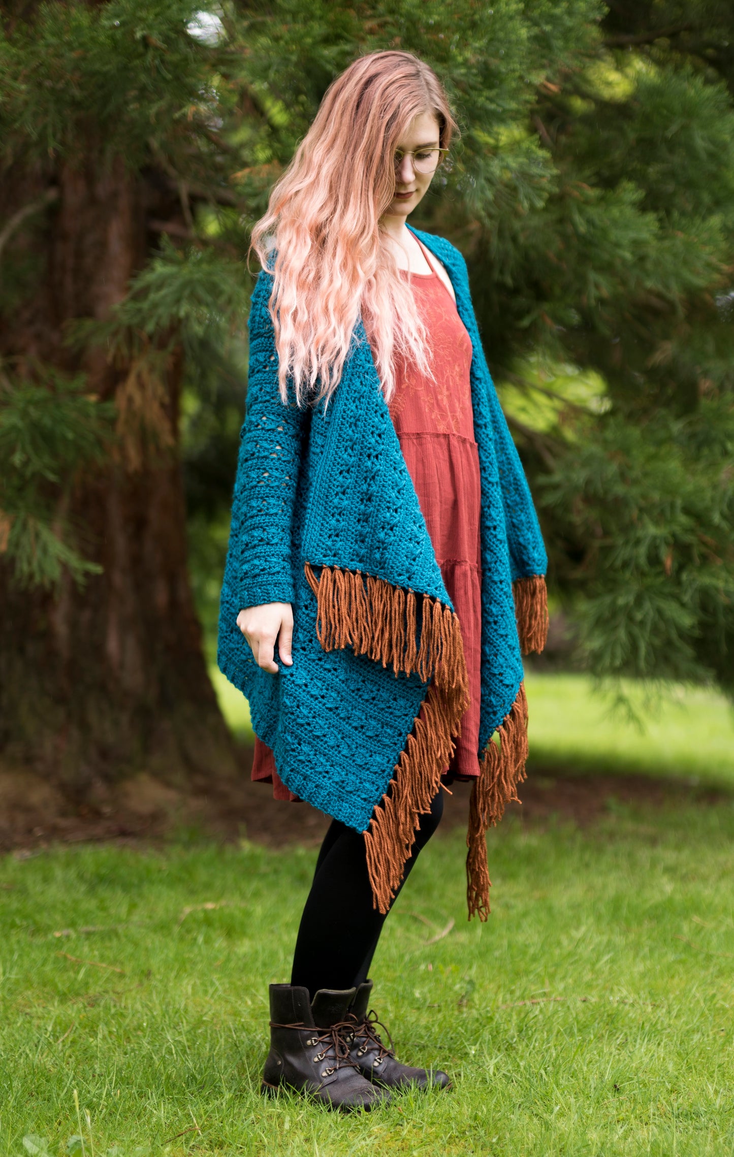 Crochet Pattern: The Kingfisher Cardigan