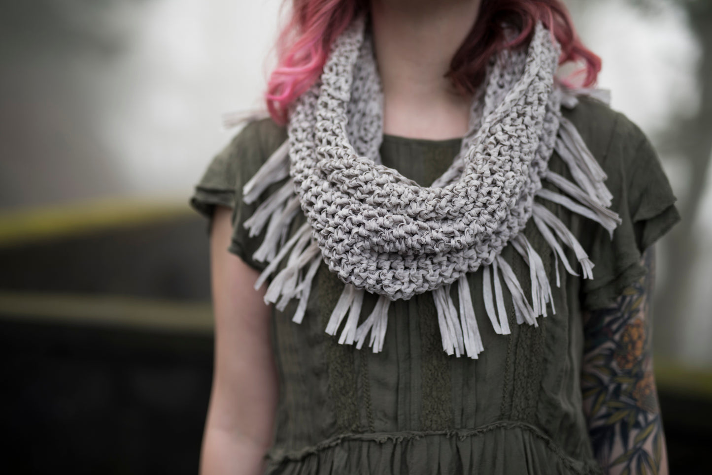 Crochet Pattern: The Mockingbird Infinity Scarf