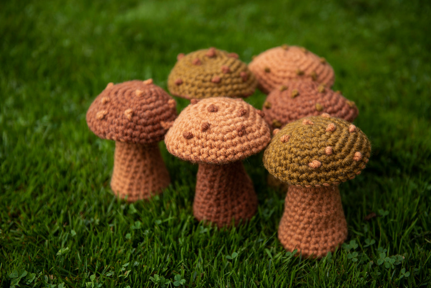 Crochet Pattern: Amanita Strike Bowling Set