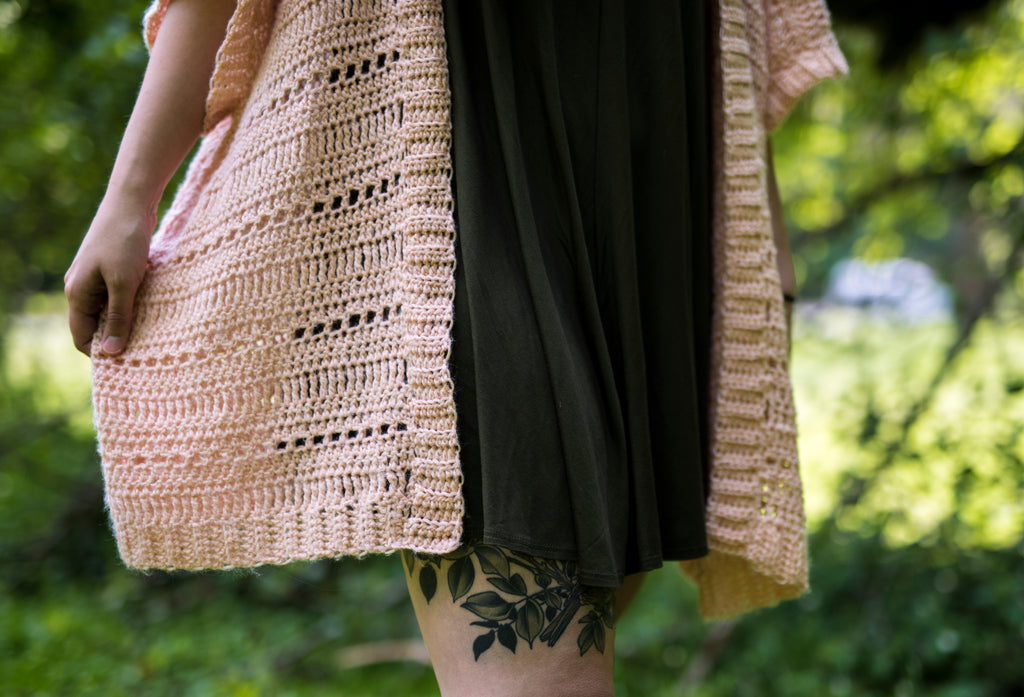 Crochet Pattern: The Rosefinch Cardigan