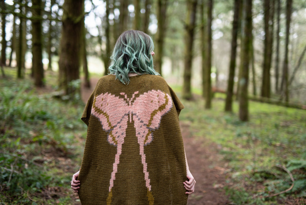 Crochet Pattern: The Silk Moth Ruana