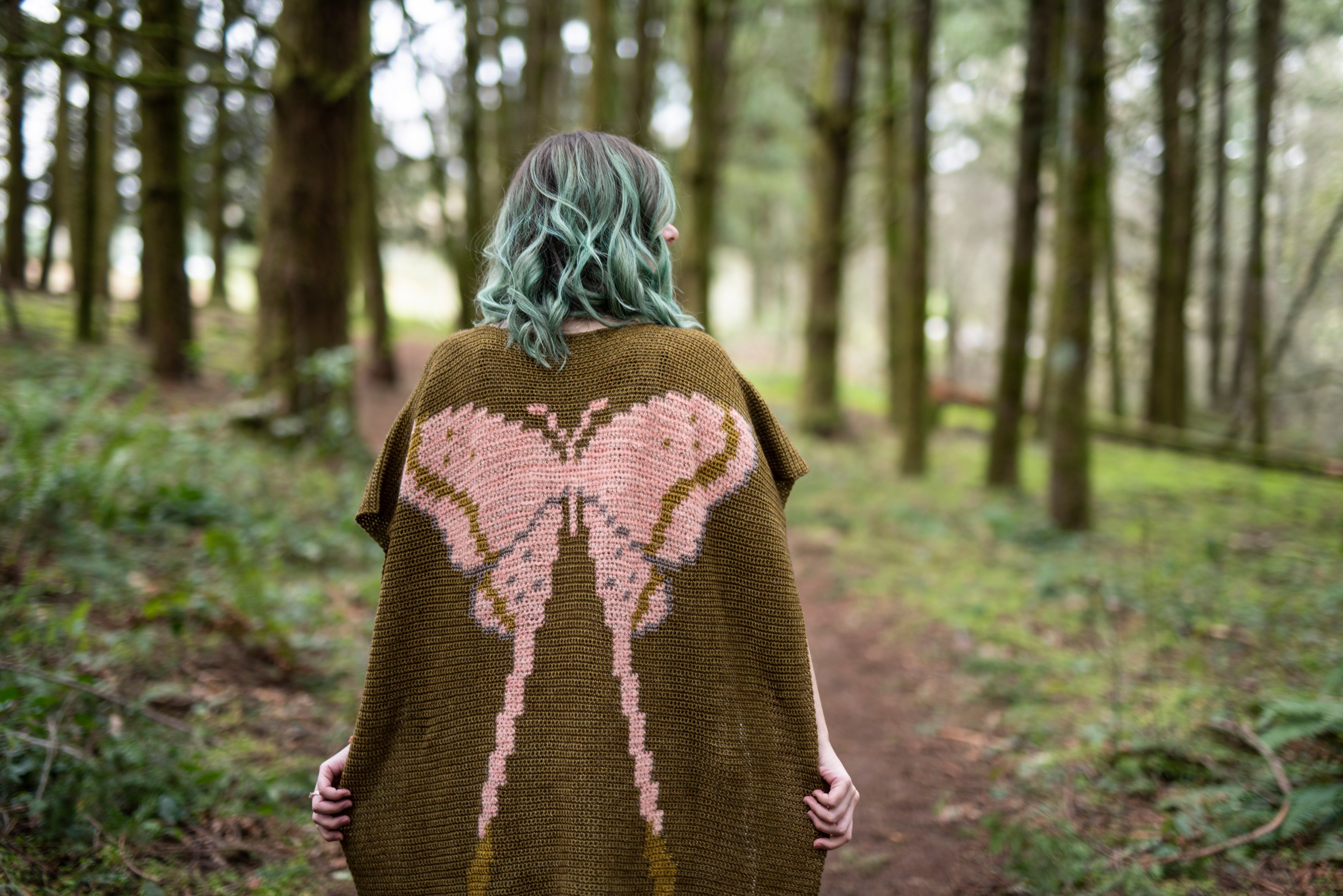 Crochet Pattern: The Silk Moth Ruana