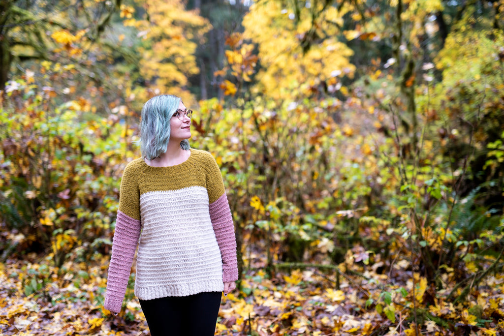Crochet Pattern: The Spoonbill Sweater