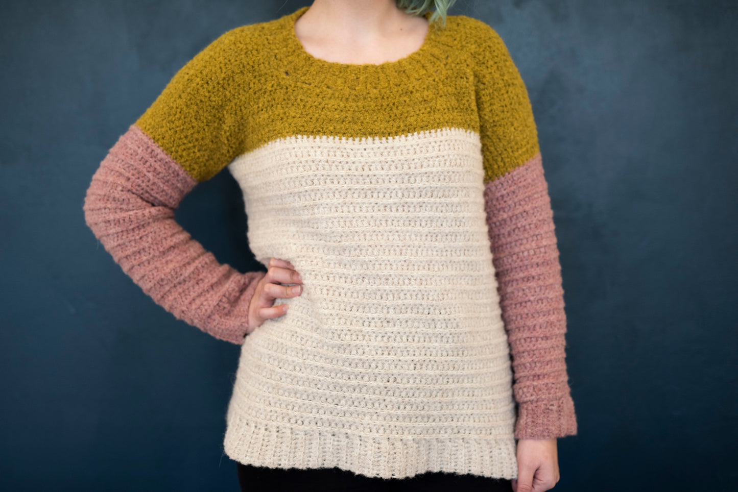 Crochet Pattern: The Spoonbill Sweater