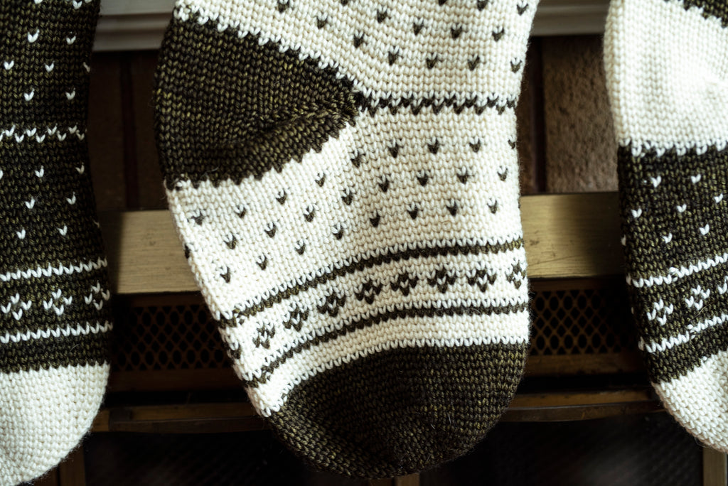 Crochet Pattern: The Forest Fair Isle Stocking