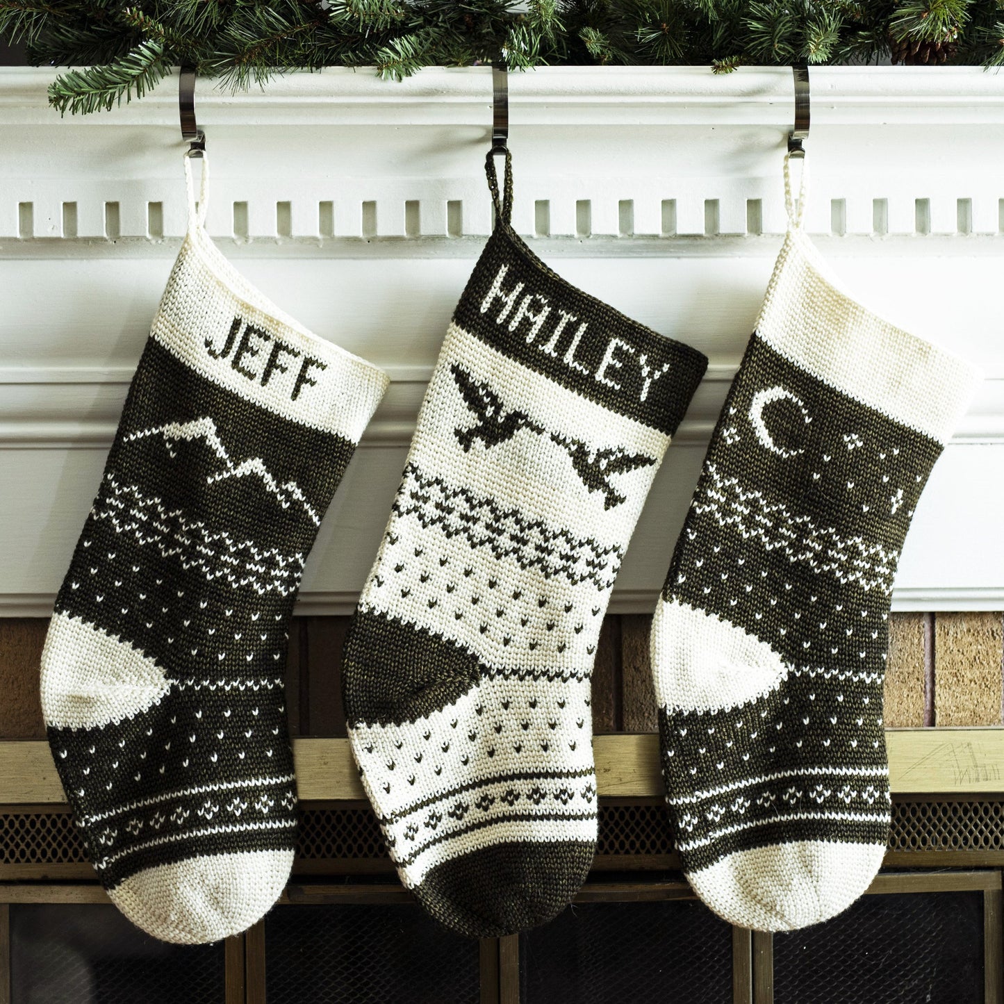Crochet Pattern: The Forest Fair Isle Stocking